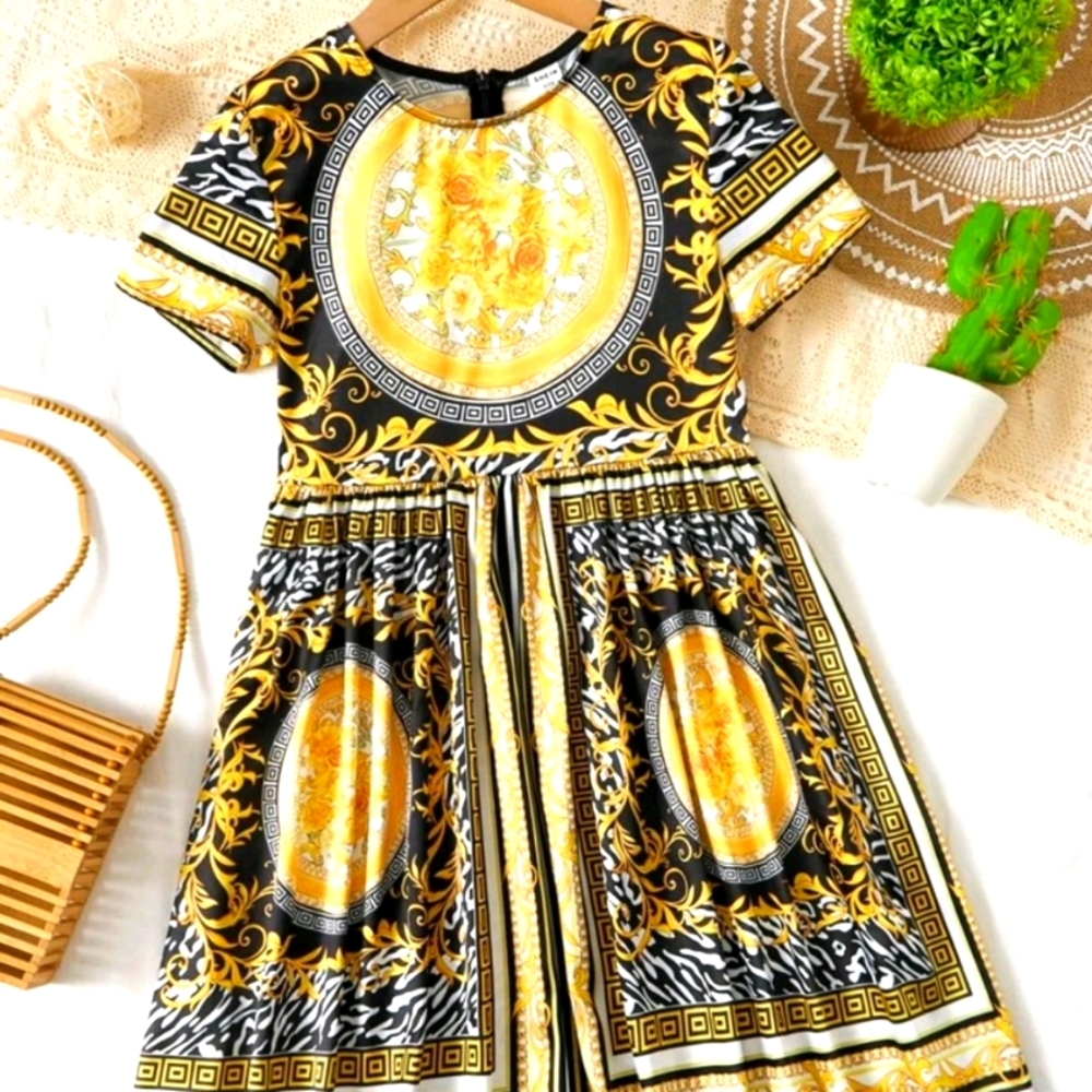 Multiple color dress